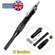 Air Needle Scaler Descaler Needle Gun Hammer Rust Remover De-ruster 12 Needles