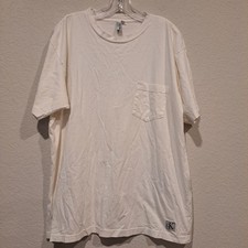 Vintage Calvin Klein Swimwear Made In USA White T-Shirt Tee Single Stitch Sz M