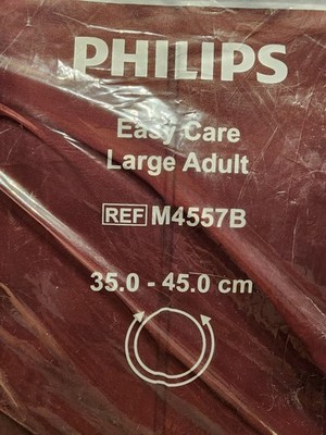 10 Philips Easy Care Cuff Large Adult  REF M4557B (10 Cuffs) 989803147891