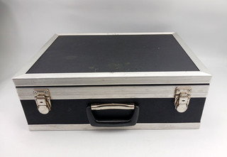 Maleta de aluminio maleta de transporte maleta de herramientas con cerradura aprox. 34 5 x 45 5 x 16 5