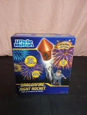 UNCLE MILTON  DRAGONFIRE NIGHT ROCKET TOY  (Fireworks Light show) 