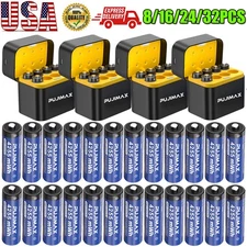 8/16/24/32 PCS AA 1.5V 4255mWh Rechargeable Lithium Battery With Charger Box NEW