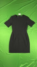 Mango Basics Black Short Sleeve Sheath Dress Size XS