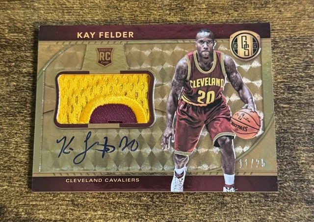 2016 Panini Gold Standard Jersey Jumbos Prime Auto /25 Kay Felder Rookie RPA RC