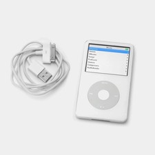 Apple iPod Classic 5th Gen. 30GB - White - A1136 - Fresh Battery / 10/10