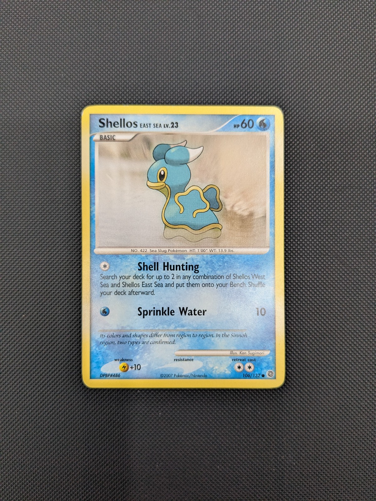 Pokémon card - East Sea Shellos - Secret Wonders 106/132 - LP