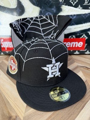 New Era Exclusive Loso NYC Houston Astros Spider Web Jail Pack 7 1/2 Black ￼