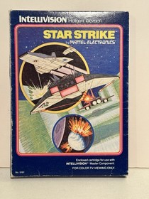 Intellivision Lot of 5 Games Star Strike, Snafu, Frog Bog, Night Stalker, Triple
