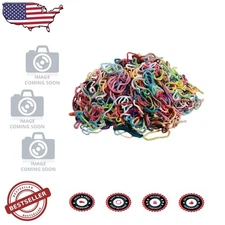 Pepperell Craft Loopers 1lb Assorted Sizes Colors Potholder Weaving Loom Kit