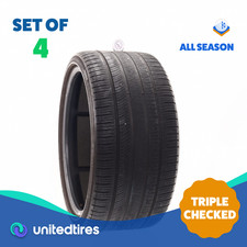 Set Of 4 Used 31530r22 Pirelli P Zero B Pncs 107w - 5-6.532 18ahf