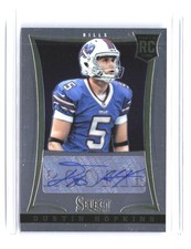 2013 Panini Select Dustin Hopkins Rookie Autographs #183 #/499
