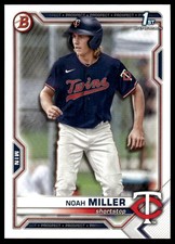2021 Bowman Draft #BD-109 Noah Miller