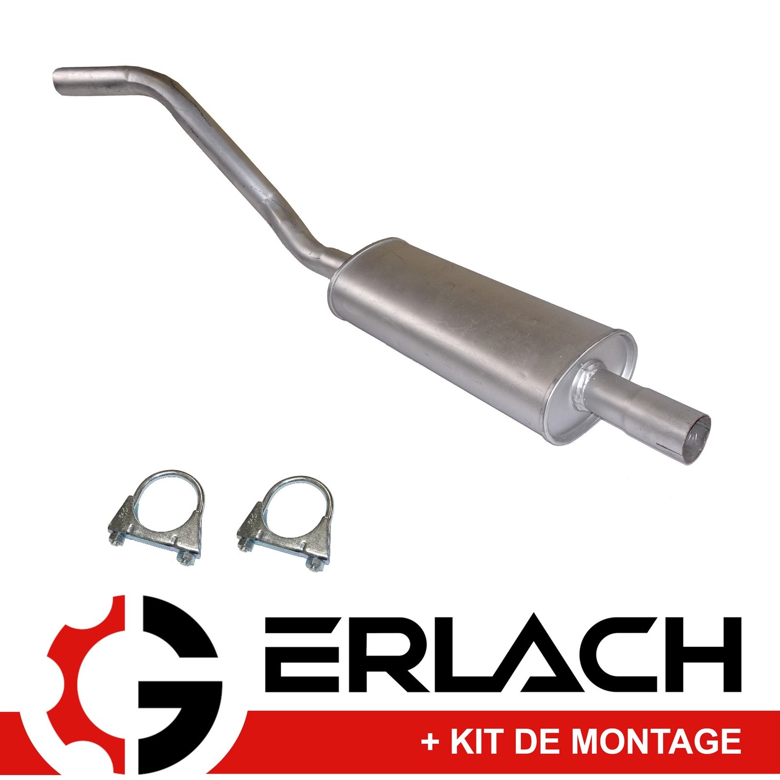 Silencieux intermediaire Audi A2 1.4 16V anti fuite gaz echappement central 6008