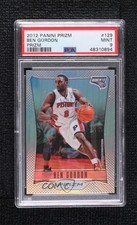 2012-13 Panini Prizm Silver Prizm Ben Gordon #129 PSA 9 MINT ne4
