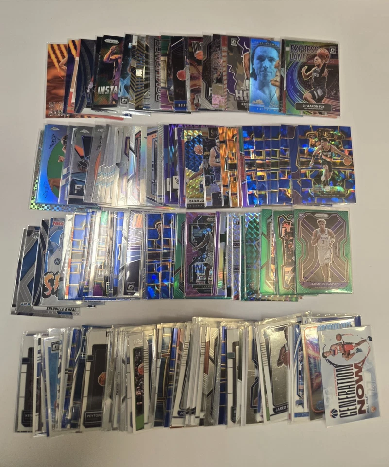 Huge NBA Lot of 325+ All Color Inserts Rookies Stars Prizm Mosaic RC Basketball - Image 2 of 4