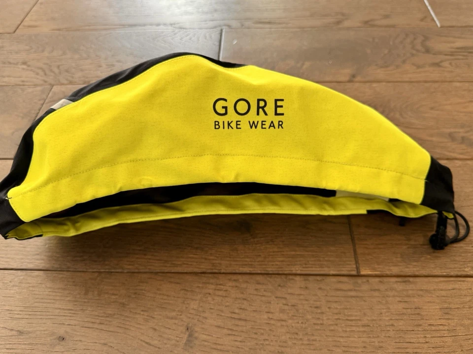 GORE Bike Wear Cycling Helmet Cap Cover Medium Black/neon Yellow - Image 2 of 4