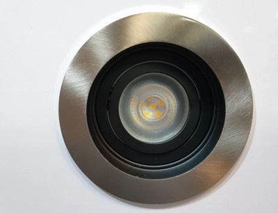 10x LED Deckeneinbauleuchten GU10 Einbauleuchten rund neigbar Winkel Strahler