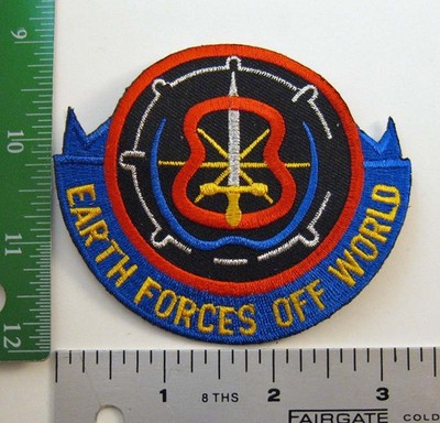 BABYLON 5 ''Earth Forces Off World Patch'' NEW OLD STOCK (NOS) 1998 FAN CLUB WB