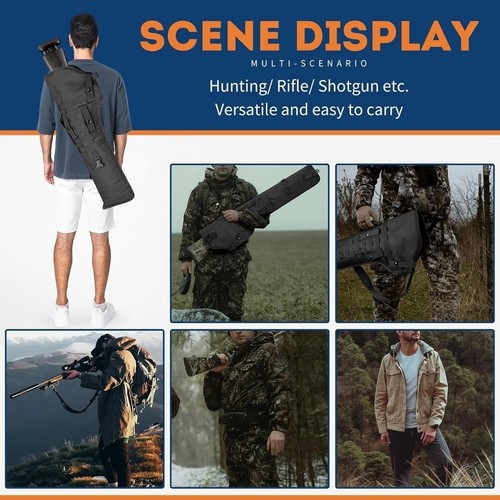 29" Tactical Shotgun Gewehr Scheide Tasche Schulter Sling Case Holster Molle Taschen - Bild 6 von 10
