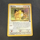 Pokémon Meowth 10 Promo Holo 50 HP Basic Wizards 1999-2000 Vintage Card