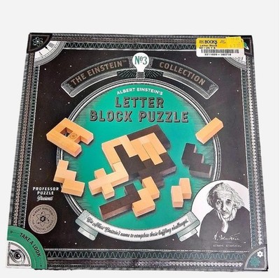 Einstein's Letter Block Puzzle