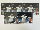 TOPPS NOW 2022 KARIM BENZEMA REAL MADRID 5 CARD BUNDLE .
