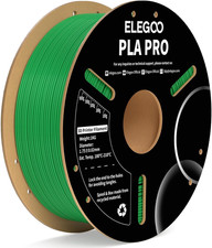 PLA PRO Filament 1.75Mm Green 1KG, 30-250Mm/S Printing Speed Improved Rigidity 3