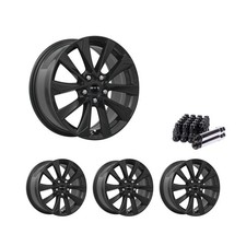 Set Of 4 17 Gloss Black Alloy Wheel Rims 5x114.3 Fits Lexus Es250 Rtxgw 5lug