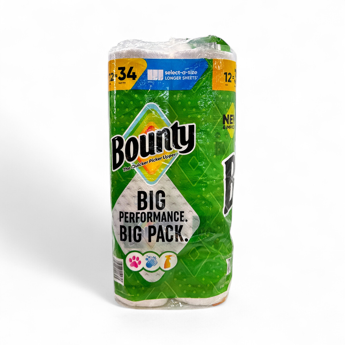 Bounty Select-A-Size 2-Ply Paper Towels White - 12 Rolls