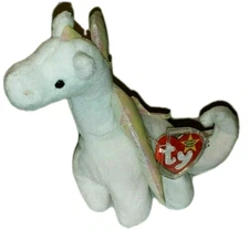 Ty Beanie Baby - MAGIC the White Dragon (4th Gen hang tag)(7 inch) MWMTs