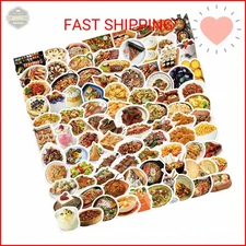 180Pcs Food Stickers Aesthetic Vinyl Stickers Cute,Waterproof,Trendy Stickers fo