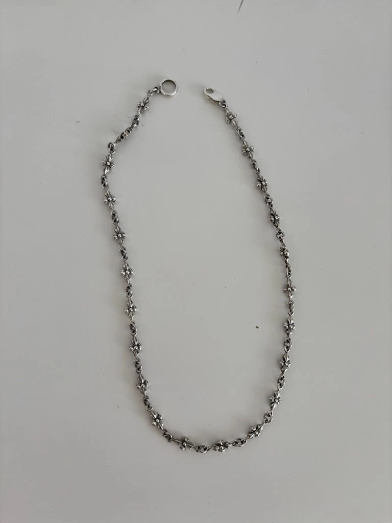 Mens sterling silver necklace - Chrome Hearts STYLE