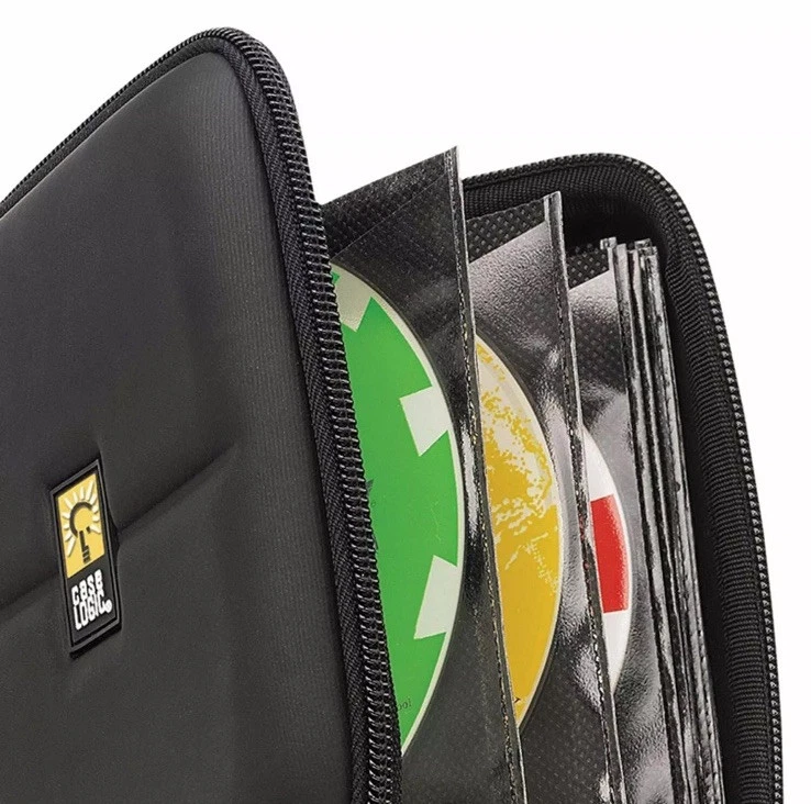 Case Logic CDE-24 Heavy Duty CD Wallet (Black) 24 Capacity - Image 3 of 4