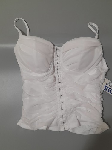 Moa Moa Corset Top White Size L