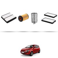 Hoffcar Set Service - 4 Filter FüR Hyundai Getz 1.5 Crdi 65Kw Von 2005