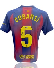 PAU CUBARSI SIGNED FC BARCELONA 2025/26 HOME SHIRT (ACG CERT AG17760)