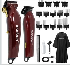 Professional Hair Clippers for Men, Ceramic Blade Cordless Barber Set with 78