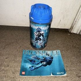LEGO BIONICLE 8570 Toa Nuva Gali 100% Complete Set With Canister and Manual!