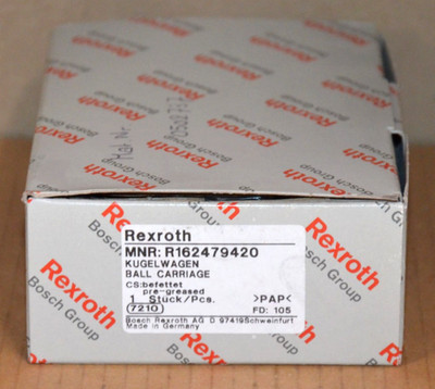 REXROTH BOSCH R162479420 Kugelwagen NEU OVP