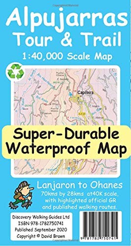 Alpujarras Tour and Trail Map by David Brawn NEW - Image 2