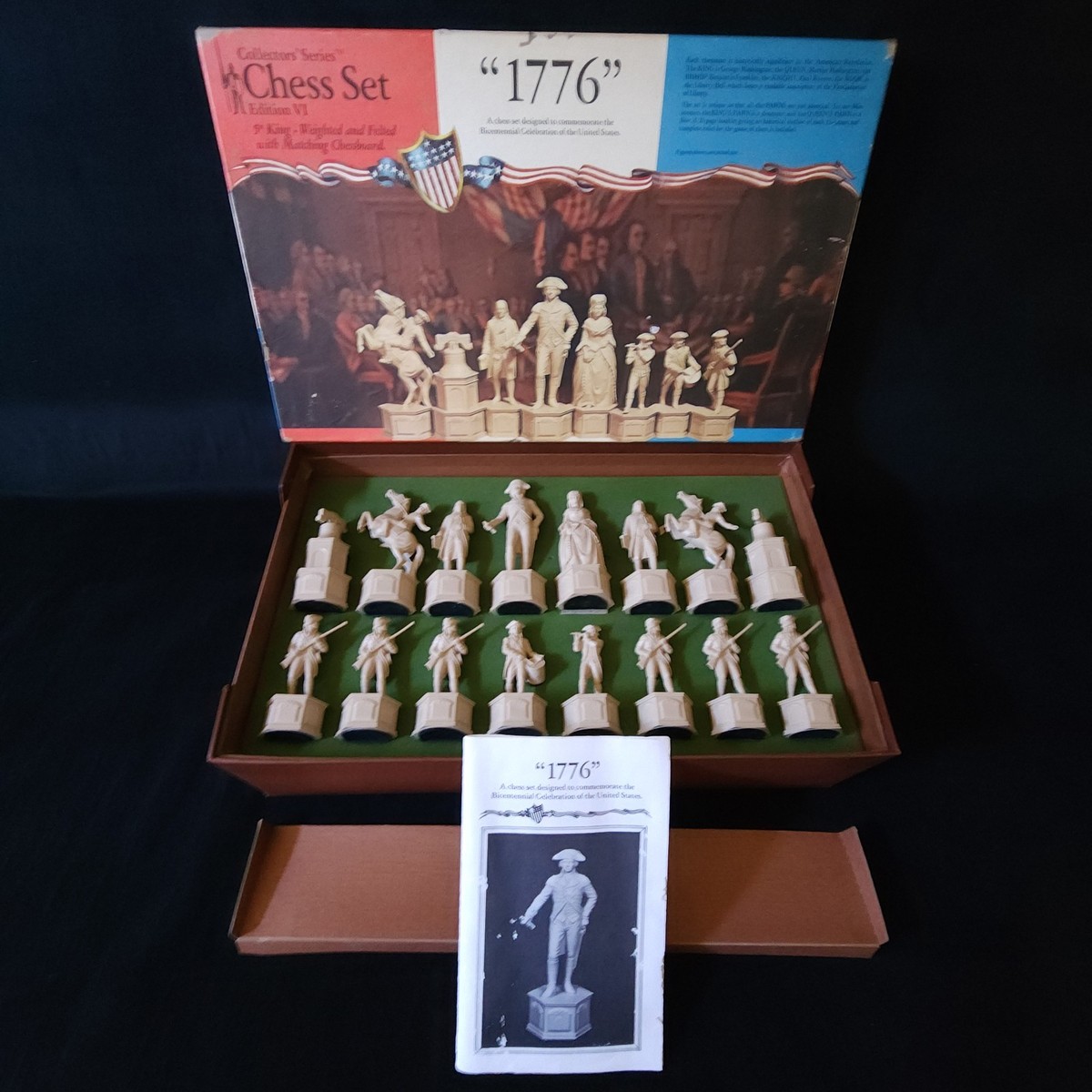 VTG 1776 Bicentennial Collector Series Edition VI Chess Set