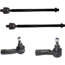 Tie Rod End Set For 2012-2019 Volkswagen Passat 18-19 Tiguan Front Inner & Outer