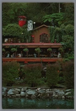 Vintage Shadowbrook Restaurant Tram Capitola CA Postcard by David Sievert