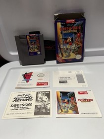 Chip 'n Dale: Rescue Rangers NES Complete CIB! Great Condition w/ RARE POSTER!