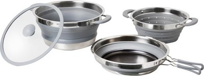 Brunner Volcano Pasta Al Volo Kochset, 4-teilig, Ø24cm