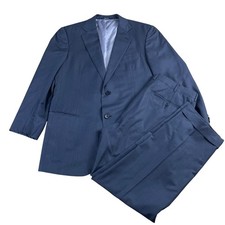 Ermenegildo Zegna Trofeo 600 2pc Suit US 42R x 34 Navy Blue 2 Button Italy