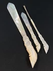 Mother of Pearl Correspondence Set 20th Century Bookmark Paper Cutter Pen Holder