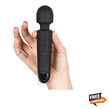 Micro Personal Massage Wand Smallest Strongest Handheld Cordless Massager, St...