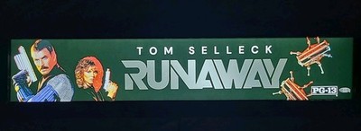Runaway (1984) 5x25 Movie Theater Mylar Reissue Tom Selleck Gene Simmons