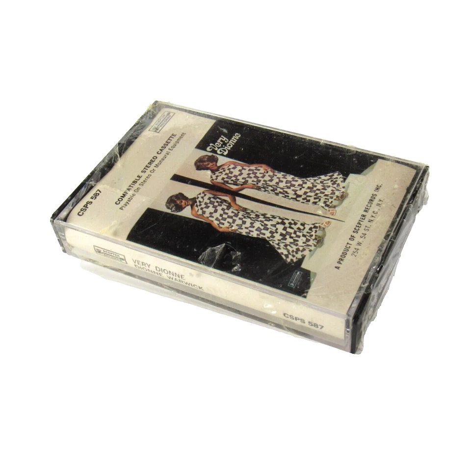 Dionne Warwick Very Dionne Vintage Cassette Scepter 1970 New Sealed Foto 2 de 3
